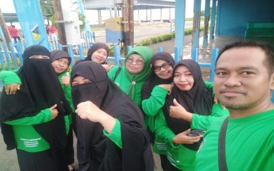 SDN Paranggi Ikut Memeriahkan Jalan Santai Tingkat Kecamatan Ampibabo Sambut HUT RI ke-80